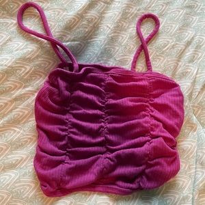Urban Outfitters pink crop top
